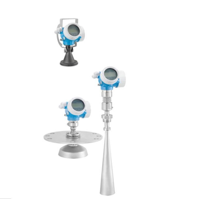 Radar measurement Time-of-Flight Micropilot FMR57 E+H  origin quality sensor  applying  solids level 