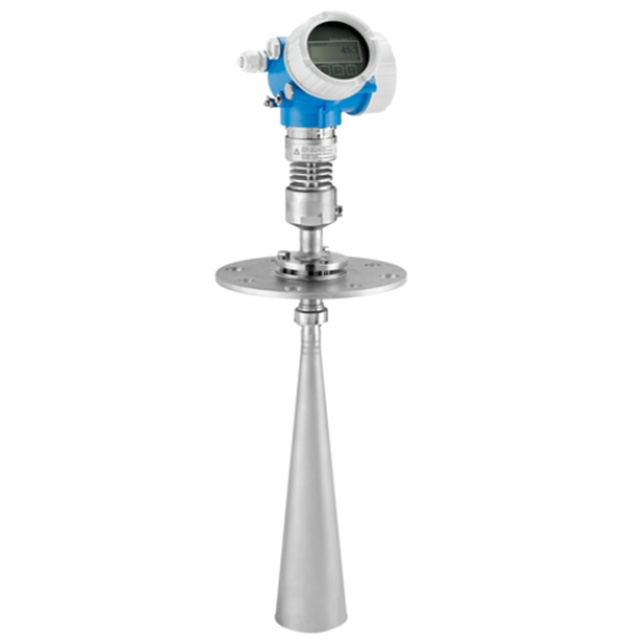 Radar measurement Time-of-Flight Micropilot FMR57 E+H  origin quality sensor  applying  solids level 