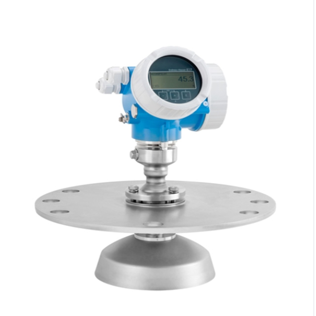 Radar measurement Time-of-Flight Micropilot FMR57 E+H  origin quality sensor  applying  solids level 