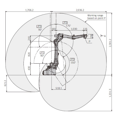 BA006L Robot，Kawasaki Robot图2