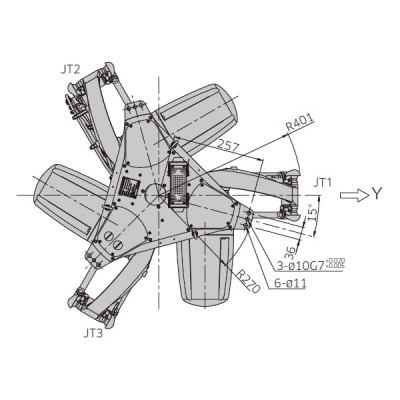 YF002N Robot，Kawasaki Robot图4