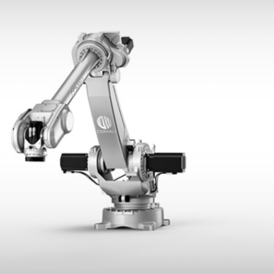 6 Axis Robotic Arm Of NJ-100-3.2 PRESS With 100kg Payload 3209mm Reach For Packing Robot图4