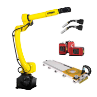 High Cost-effectiveness FANUC Robot Arm M-10iD/8L Welding Robot MEGMEET Welding Power TBI Welding To