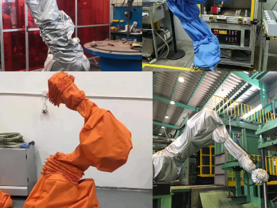 Wholesale Kuka Industrial Robot Protective Cover Spray Paint Waterproof and Dustproof Ics Robot Prot Image 3