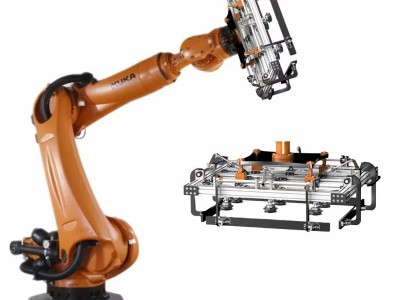Fully Automatic Robot Arm 6 Axis KUKA KR16 R2010 Industrial Robot Arm Gripper for Palletizing Mater Image 2