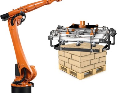 Fully Automatic Robot Arm 6 Axis KUKA KR16 R2010 Industrial Robot Arm Gripper for Palletizing Mater Image 3