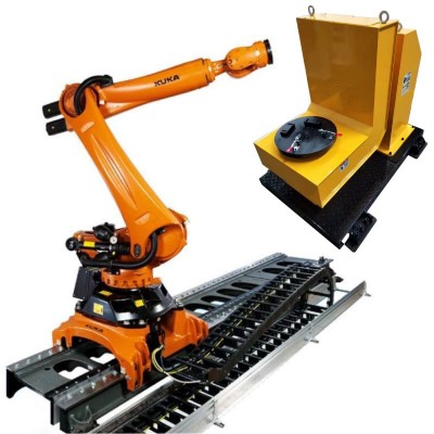 Universal Robot Arm 6 Axis Kuka KR 16 R1610 With CNGBS Robotic Gripper and Dress Pack for Robotic Ha