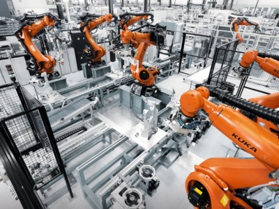 Fully Automatic Robot Arm 6 Axis KUKA KR16 R2010 Industrial Robot Arm Gripper for Palletizing Mater Image 3