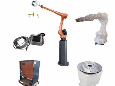 Robot Positioner Trough-processing Workstation O-type Circular Rotary Welding Positioner Turntable Image 3