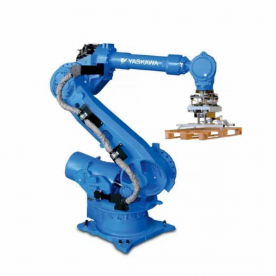 Yaskawa Arm GP225 Material Handling Robot Welding Station Image 3