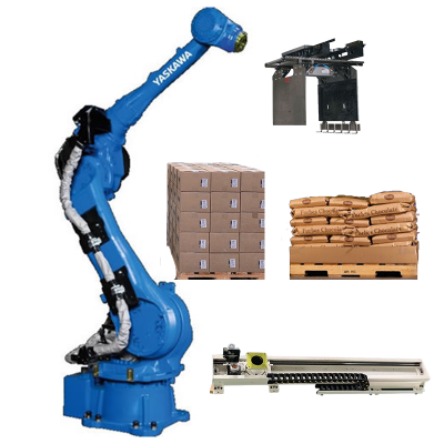 YASKAWA Industrial GP50 Handling Robotic Arm Automotive Components Carrying Workatstion