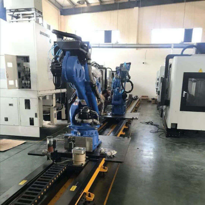 YASKAWA Industrial GP50 Handling Robotic Arm Automotive Components Carrying Workatstion Image 3