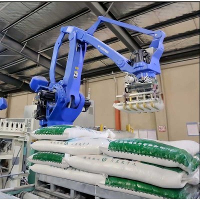 Food Building Material Automatic Palletizing Yaskawa MOTOMAN PL190 Custom Gripper Image 3