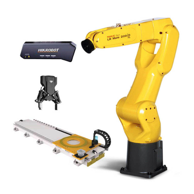 6 Axis FANUC Robot LR Mate 200iD/7L 3D Vision DH Robot Gripper Handling Auto Pick and Place