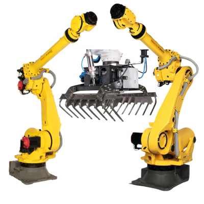 Fanuc R-2000iC/125L Industrial Palletizing Robot Gripper Visual System for Product Pickup Sorting Image 2