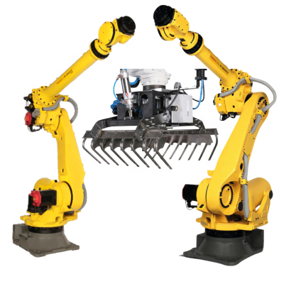 Fanuc R-2000iC/210F Industrial Palletizing Robot Gripper Visual System for Product Pickup Sorting Image 2
