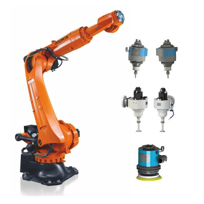 KUKA Robot KR120 R2700-2 Polishing Grinding Workstation Belt Sander Intelligent Force Control Debur Image 2