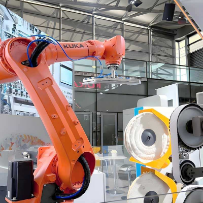 KUKA KR120 R3100-2 Automation Cell for Material Handling & Finishing