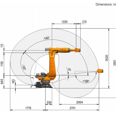 KUKA KR210 R2700-2 Industrial Robot for Heavy-Duty Grinding Image 4