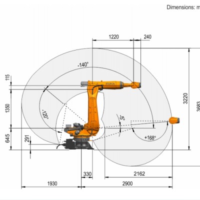 Robotic Finishing and Loading KUKA KR240 R2900-2 Grinding & Part Handling Image 4