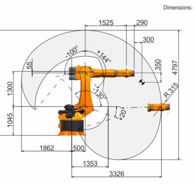 KUKA KR240 R3330 Robot for High-Speed Palletizing Image 4