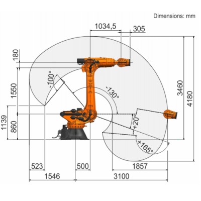 KUKA KR560 R3100-2 Palletizing Robot for Demanding Tasks Image 3