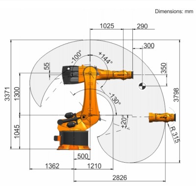 KUKA KR600 R2830 The Ultimate Heavy-Duty Palletizing Robot Image 3