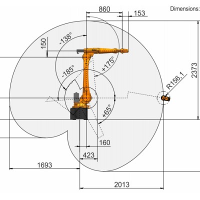 KUKA KR16 R2010-2 Robotic Welding and Material Handling Image 3