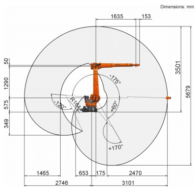 KUKA KR20 R3100 Robot with Long Reach for Welding & Tending Image 3