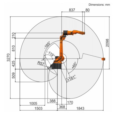 KUKA KR6 R1840-2 arc HW Integrated Arc Welding & Handling Robot Image 3