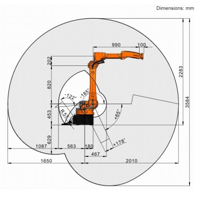 KUKA KR6 R2010-2 arc HW E Extended Reach Welding & Handling Package Image 3