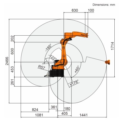 KUKA KR8 R1440-2 arc HW E Protected Robot for Welding in Harsh Environments Image 2