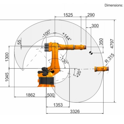 KUKA KR340 R3330 High-Speed Palletizing for Large Items Image 3