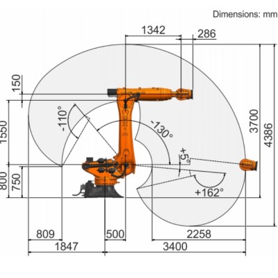 KUKA KR340 R3400-2 Palletizing Robot with Extended Reach Image 3